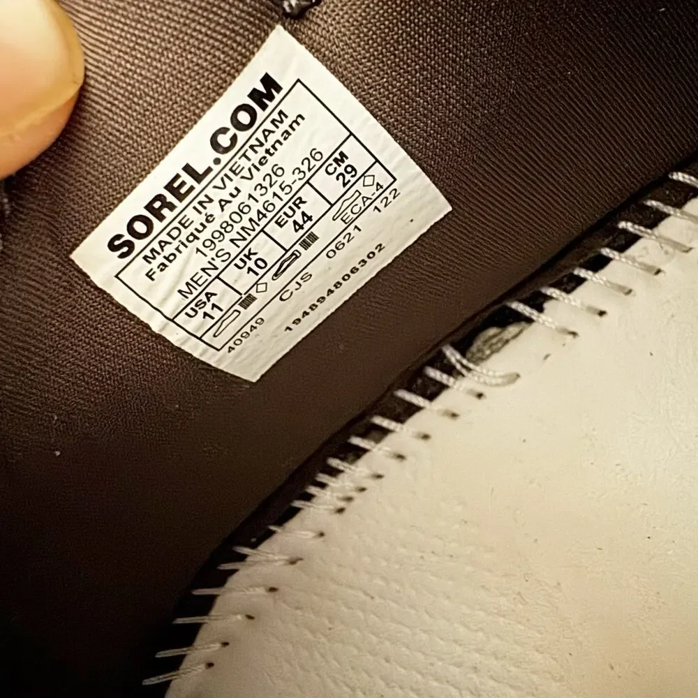 Sorel‎ Men 11 Gray Explorer Blitz Stride Sneaker NO INSERT